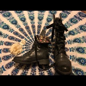 Girly Combat Boots